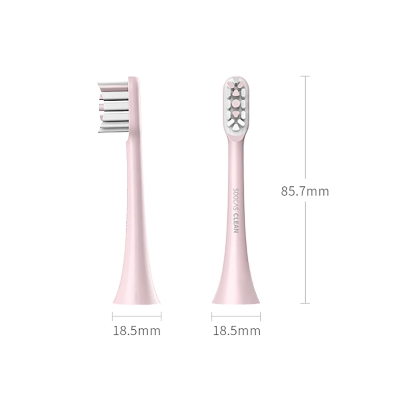 

SOOCAS X3 X5 X3U X1 V1 V2 Original Replacement Heads Pink SOOCARE X3 X1 Sonic Tooth brush Electric Deep Cleaning Nozzle Jets