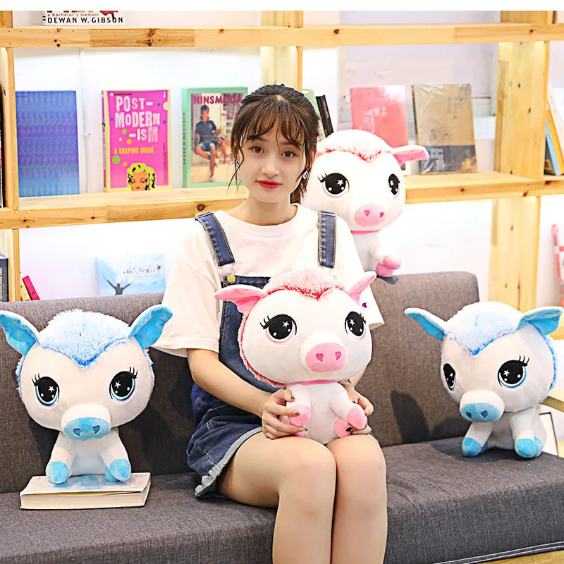 1pc 35cm Lovely Soft Pig Stuffed Kawaii Pillow Big Eyes Doll Cute Animal Pig Plush Toys for Children Kids Appease Xmas Gift
1pc 35cm Lovely Soft Pig Stuffed Kawaii Pillow Big Eyes Doll Cute Animal Pig Plush Toys for Children Kids Appease Xmas Gift