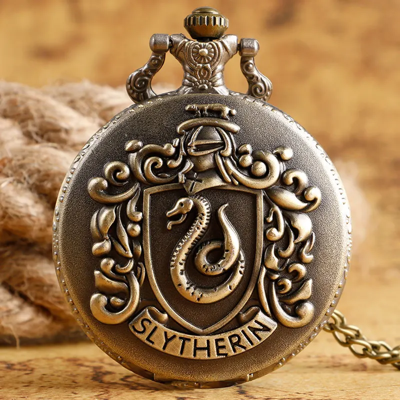 Hot Movie Copper Pocket Watch Snake Badge Symbol Bronze Vintage Modern Necklace with Chain Men Women Kids Birthday Gifts
Hot Movie Copper Pocket Watch Snake Badge Symbol Bronze Vintage Modern Necklace with Chain Men Women Kids Birthday Gifts