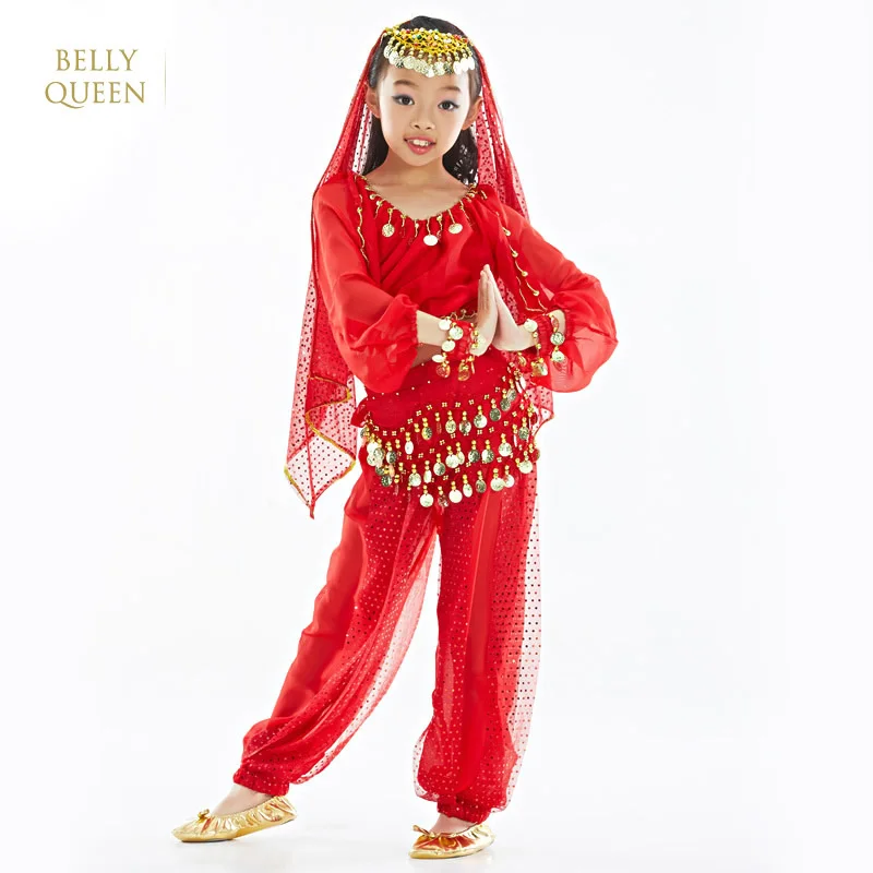 Детский костюм для танца живота BELLYQUEEN, 6 шт. (топ + брюки + пояс + цепочка на голову + Ручная цепочка + вуаль), индийская Одежда для девочек, костю...
Детский костюм для танца живота BELLYQUEEN, 6 шт. (топ + брюки + пояс + цепочка на голову + Ручная цепочка + вуаль), индийская Одежда для девочек, костю...