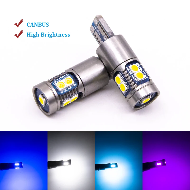 2pcs W5W T10 3030 Canbus Car LED Lights Auto 12V Bulbs 194 2825 Parking Position Width Lamp Side Clearance Lights For VW kia BMW
2pcs W5W T10 3030 Canbus Car LED Lights Auto 12V Bulbs 194 2825 Parking Position Width Lamp Side Clearance Lights For VW kia BMW