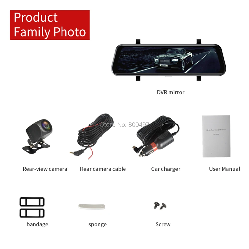 Car DVR FHD 1080P 10" IPS Full Screen Stream Media Rear View 2.5D Mirror Retractable Camera with Dual Channel G-Sensor Dash Cam
Car DVR FHD 1080P 10" IPS Full Screen Stream Media Rear View 2.5D Mirror Retractable Camera with Dual Channel G-Sensor Dash Cam