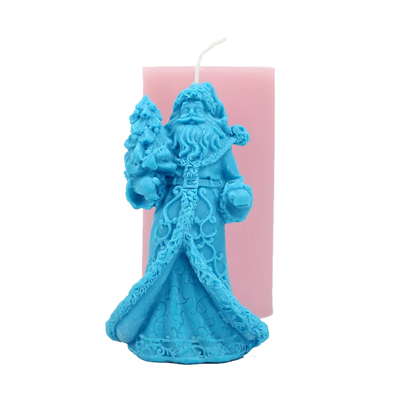 3D Santa Candle Silicone Mold DIY Handmade Soap Mould Craft Resin Christmas Decorating Tool
3D Santa Candle Silicone Mold DIY Handmade Soap Mould Craft Resin Christmas Decorating Tool