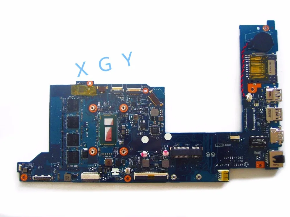 Материнская плата для ноутбука HP Pavilion 11-N 790756-501, APT16 LA-C121P с процессором M-5Y10C, 4 Гб ОЗУ
Материнская плата для ноутбука HP Pavilion 11-N 790756-501, APT16 LA-C121P с процессором M-5Y10C, 4 Гб ОЗУ