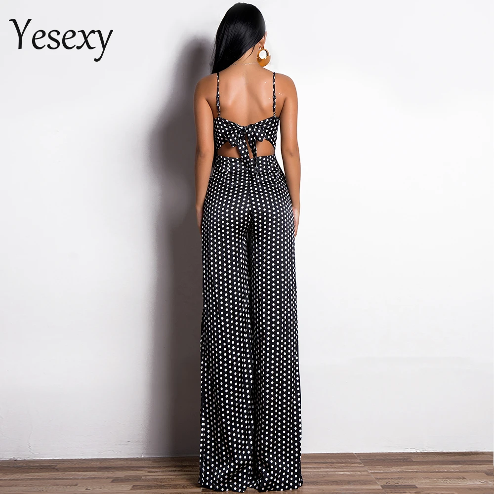 Yesexy 2021 Sexy Spring And Summer dot Rompers Backless tie sleeveless straps Jumpsuit VR8833-2
Yesexy 2021 Sexy Spring And Summer dot Rompers Backless tie sleeveless straps Jumpsuit VR8833-2