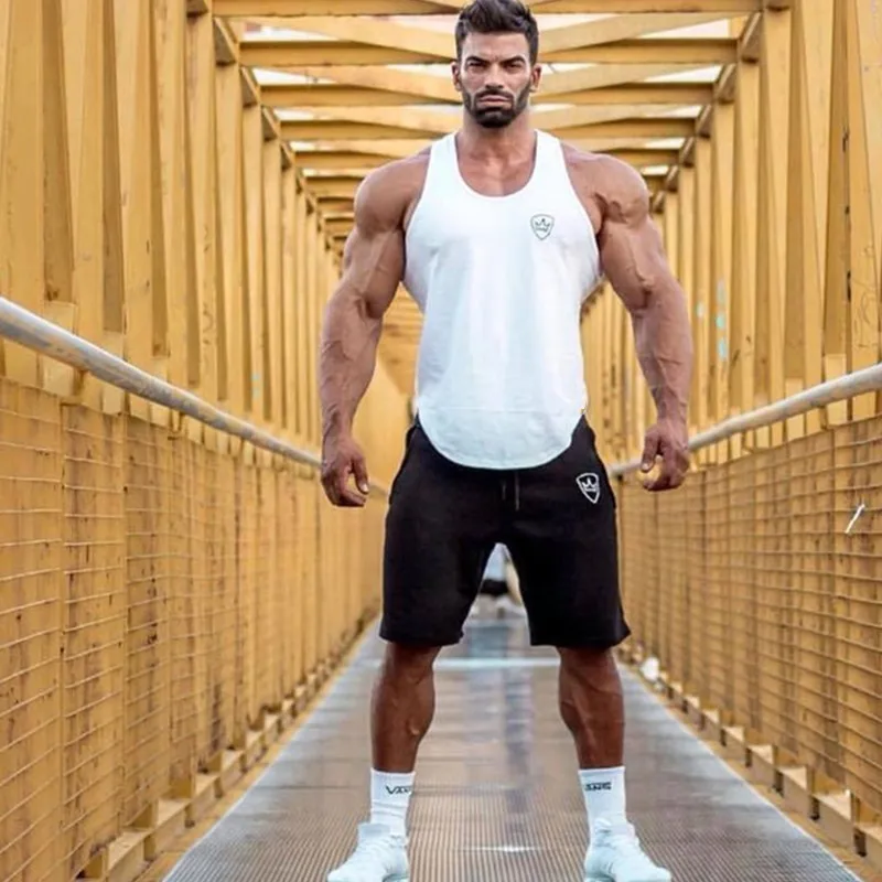Tank Top Men Fitness cotton Vest Print 2019 Fashion Gyms Brand Singlet Canotte Bodybuilding Stringer Sleeveless Vest ropa hombre
Tank Top Men Fitness cotton Vest Print 2019 Fashion Gyms Brand Singlet Canotte Bodybuilding Stringer Sleeveless Vest ropa hombre