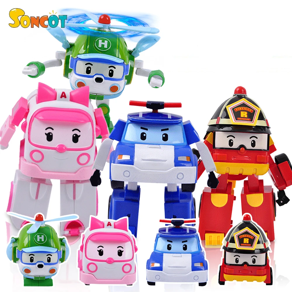 Фото SONCOT горячая Распродажа детская игрушка Автомобильные трансформаторы робот