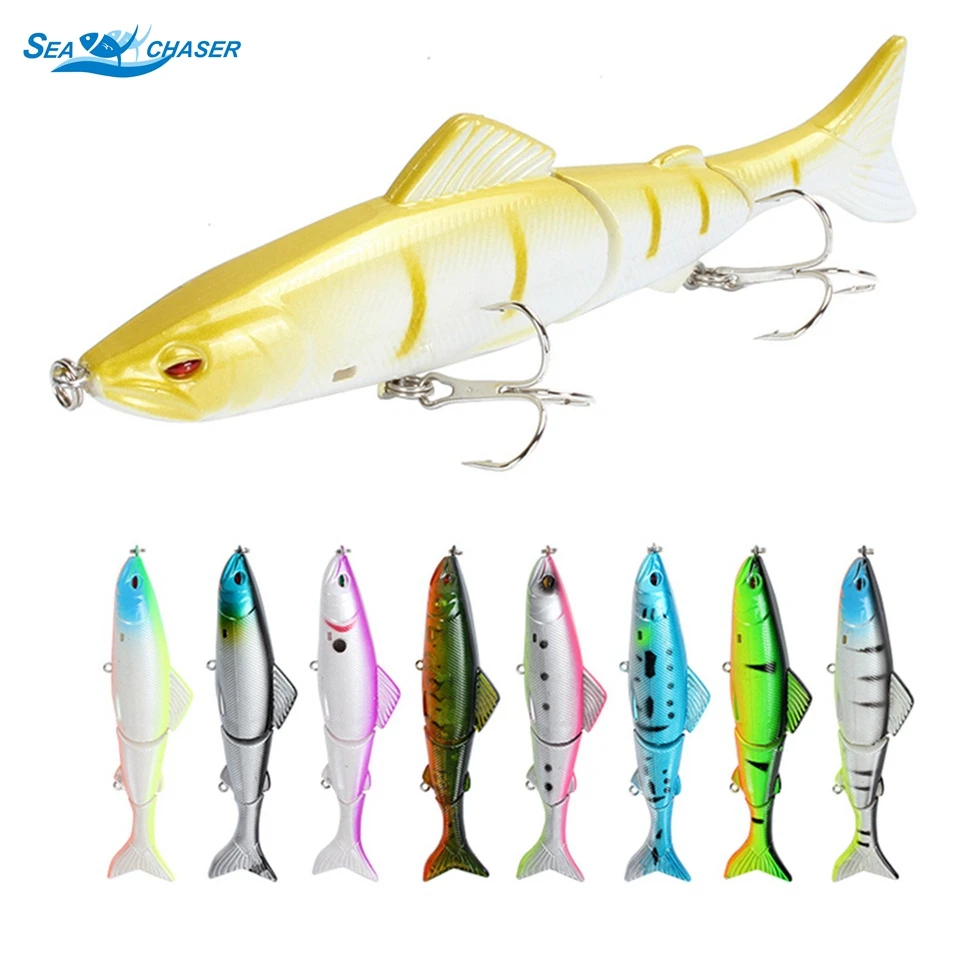 1PCS 13cm 21g 3-segement Jointed Fishing lure isca artificial 3D Eyes Fishing Wobblers peche Crankbait Hard Bait
1PCS 13cm 21g 3-segement Jointed Fishing lure isca artificial 3D Eyes Fishing Wobblers peche Crankbait Hard Bait