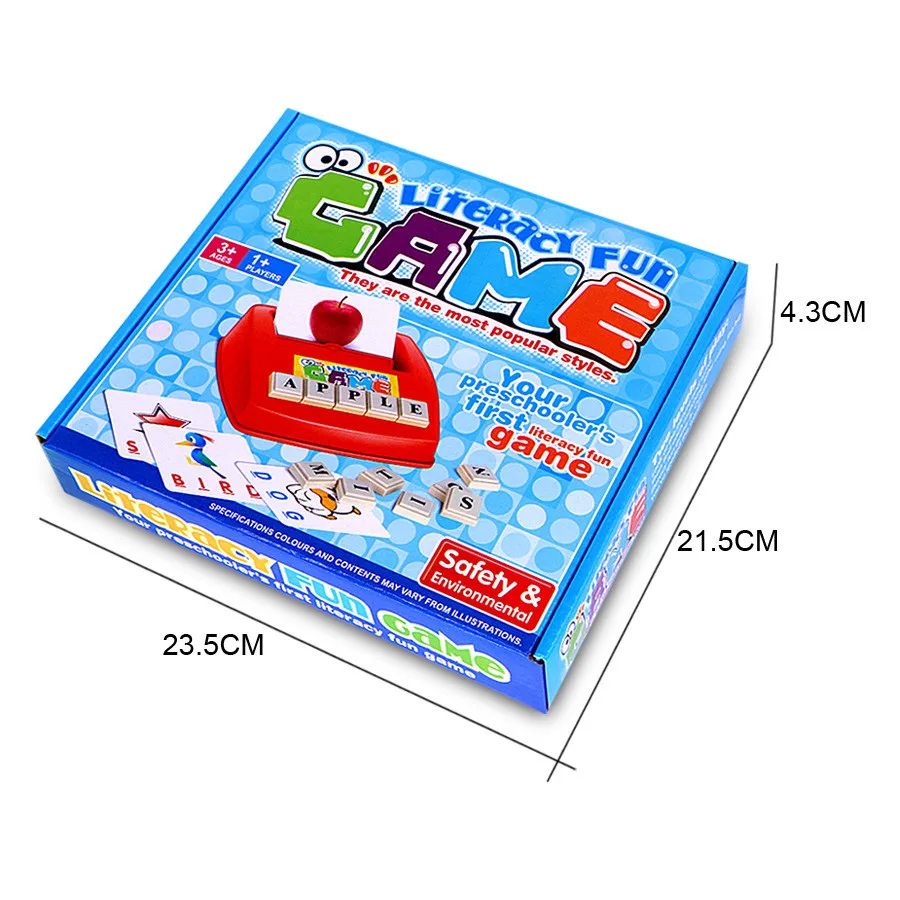 Spelling toy ABC English Spelling Alphabet Letter Game Early Learning Educational Toy Kids flashcards A1
Spelling toy ABC English Spelling Alphabet Letter Game Early Learning Educational Toy Kids flashcards A1