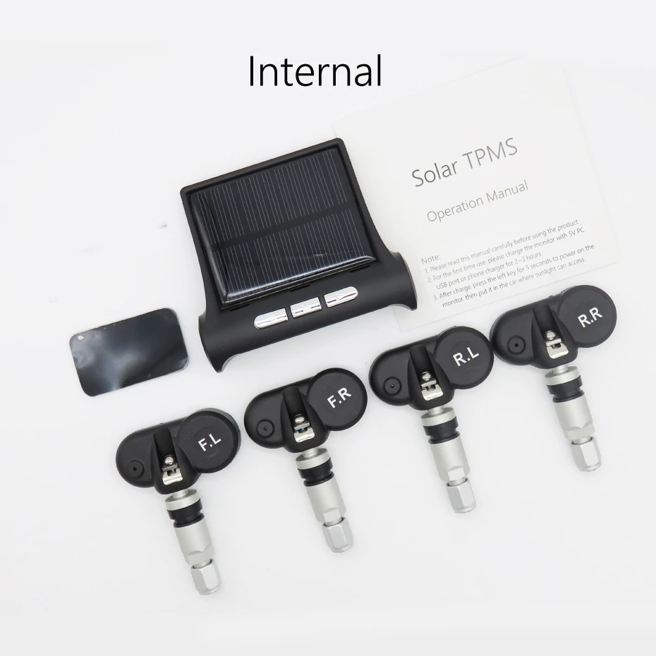 100 pcs per lot Solar TPMS Car Tire Pressure Alarm Monitor System Display 4External Sensor Temperature Warning Visture D02W/D02N
100 pcs per lot Solar TPMS Car Tire Pressure Alarm Monitor System Display 4External Sensor Temperature Warning Visture D02W/D02N