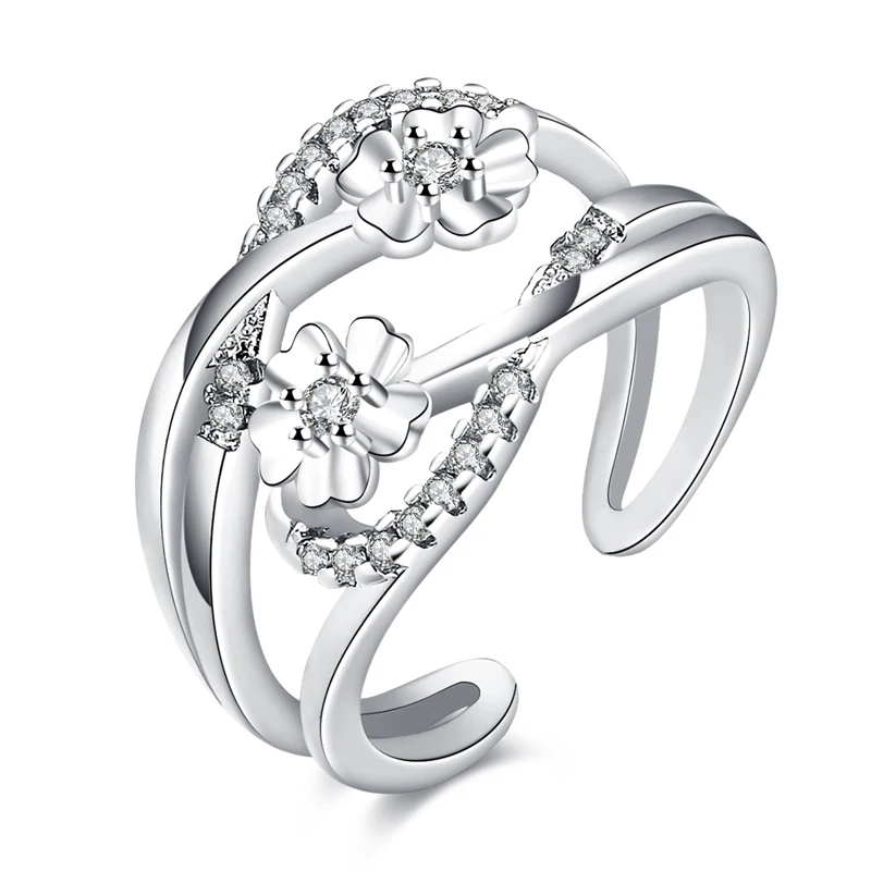 Women/Girl Beautiful Flower Hollow Rings White/Rose Gold Color Cubic Zirconia Wedding Party Accessories Pretty Gift
Women/Girl Beautiful Flower Hollow Rings White/Rose Gold Color Cubic Zirconia Wedding Party Accessories Pretty Gift