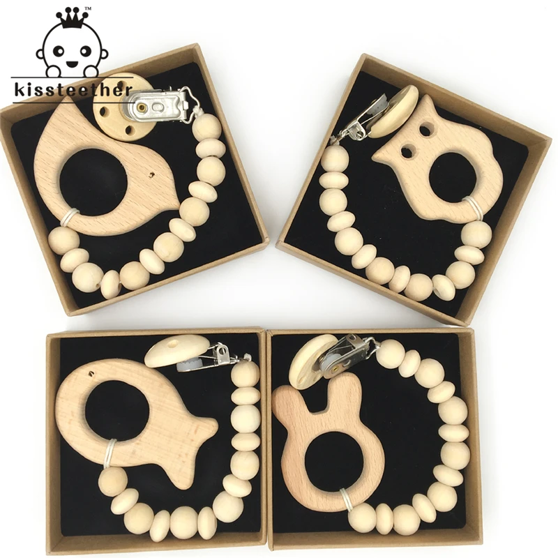 Wood Teether Animal Soothie Clip Beads Teether Baby Teething Toy Pacifier Clip Baby Holder Natural Infant Chew Teether
Wood Teether Animal Soothie Clip Beads Teether Baby Teething Toy Pacifier Clip Baby Holder Natural Infant Chew Teether