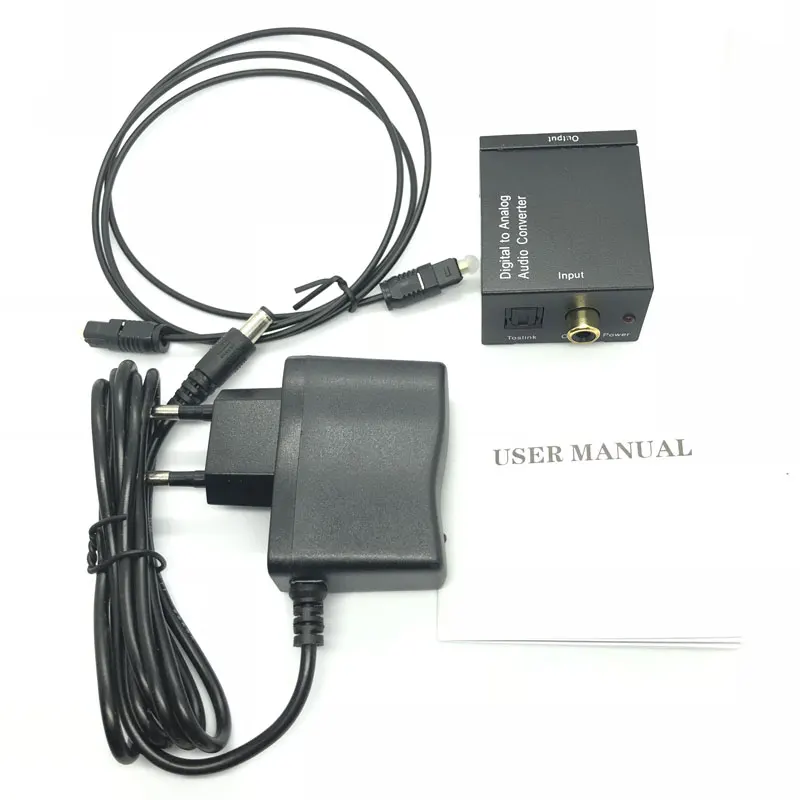 DAC Digital to analog Audio Converter Adapter Optical Fiber DAC Toslink Coaxial Signal to RCA R/L Audio Decoder SPDIF DAC
DAC Digital to analog Audio Converter Adapter Optical Fiber DAC Toslink Coaxial Signal to RCA R/L Audio Decoder SPDIF DAC