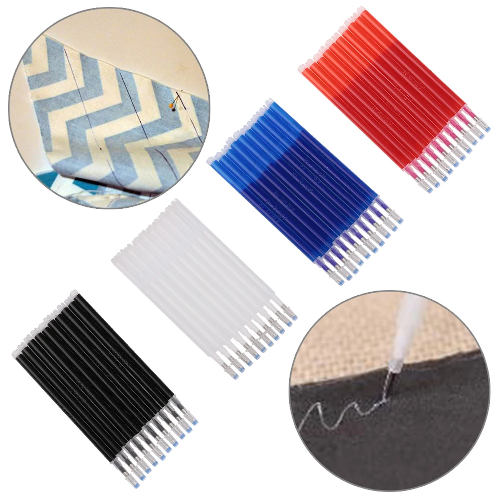 10PCS High Temperature Disappearance Pen Fabric Markers Pencil Heat Wrap Fade Out Marker Pens DIY Manual Sewing Accessories
10PCS High Temperature Disappearance Pen Fabric Markers Pencil Heat Wrap Fade Out Marker Pens DIY Manual Sewing Accessories
