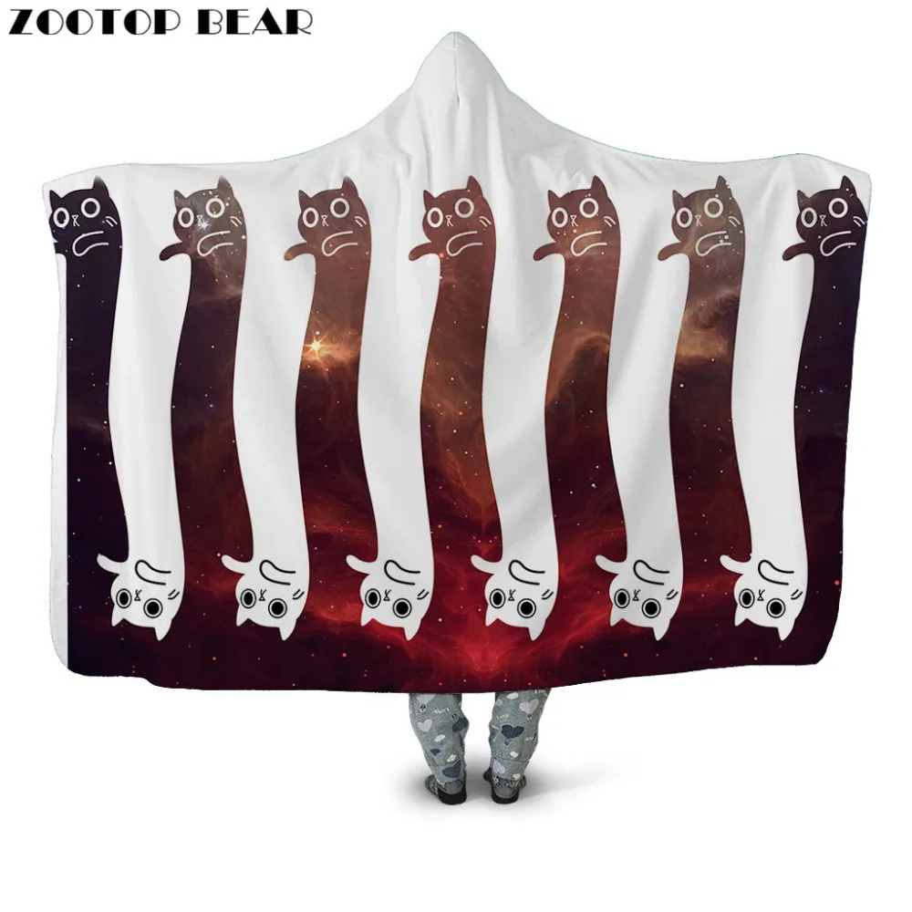 Cat Throw Hooded Animal new 3D Print Camping Blanket Adults Fleece Kids Soft Plush Bedding Office Quilts Wearable Fashion Brand
Cat Throw Hooded Animal new 3D Print Camping Blanket Adults Fleece Kids Soft Plush Bedding Office Quilts Wearable Fashion Brand