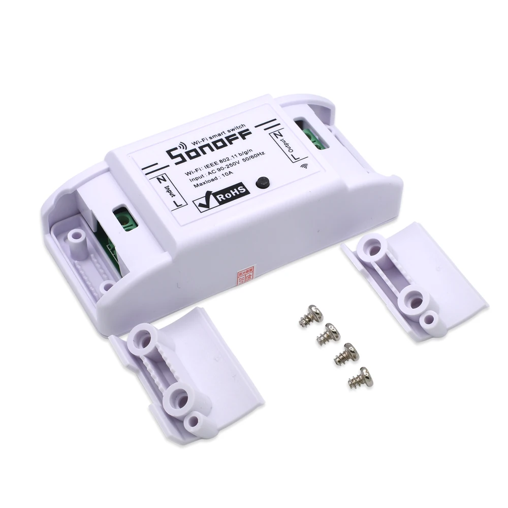 SONOFF Basic Wifi Switch for Alexa Wireless Remote Switch Smart Automation Module home automation 10A/2200W
SONOFF Basic Wifi Switch for Alexa Wireless Remote Switch Smart Automation Module home automation 10A/2200W