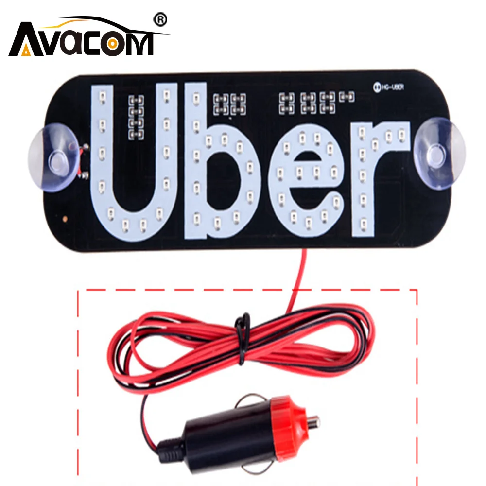 Фото Avacom LED авто топ ветровое стекло индикатор светильник 12 В Uber - купить
