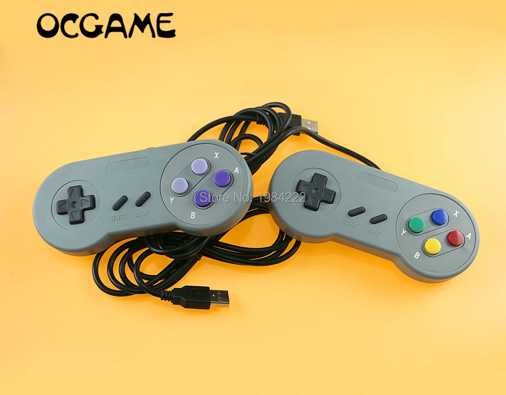 OCGAME Retro Super for Nintendo SNES USB Controller for PC for MAC Controllers SEALED high quality 10pcs/lot
OCGAME Retro Super for Nintendo SNES USB Controller for PC for MAC Controllers SEALED high quality 10pcs/lot