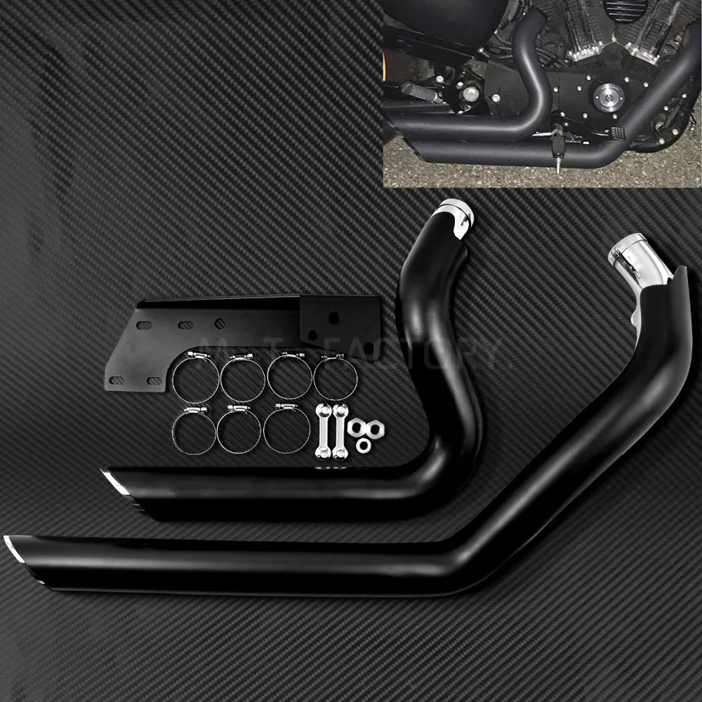 Motorcycle Staggered Shortshots Exhaust Pipes Accessories For Harley Sportster XL1200 Iron 883 48 72 2004-2015 2016 2017 2018
Motorcycle Staggered Shortshots Exhaust Pipes Accessories For Harley Sportster XL1200 Iron 883 48 72 2004-2015 2016 2017 2018