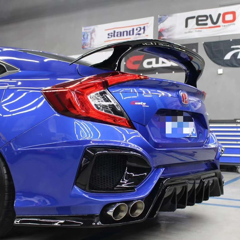 Спойлер заднего крыла для Honda Civic 2016 2017 2018, крылья багажника, спойлеры из углеродного волокна GT style
Спойлер заднего крыла для Honda Civic 2016 2017 2018, крылья багажника, спойлеры из углеродного волокна GT style