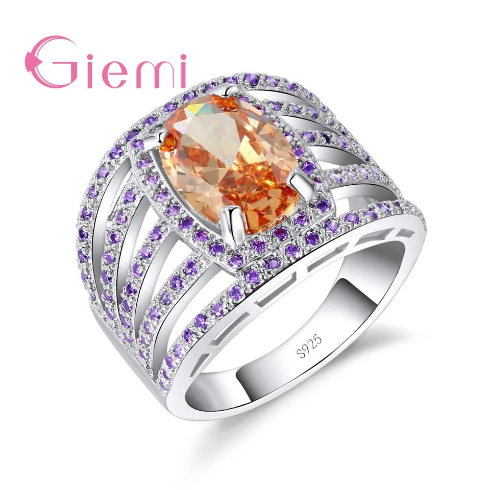 Wholesale New Design Fashion 925 Sterling Silver Zircon Crystal Rings for Women Jewelry Filled Rhinestione Wedding Ring
Wholesale New Design Fashion 925 Sterling Silver Zircon Crystal Rings for Women Jewelry Filled Rhinestione Wedding Ring