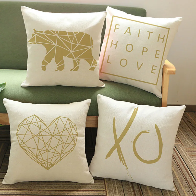 Yellow Geometry Line Arrow Letters Pattern Throw Pillow Case Bear Heart XO Faith Hope Love Home Sofa Decorative Cushion Cover
Yellow Geometry Line Arrow Letters Pattern Throw Pillow Case Bear Heart XO Faith Hope Love Home Sofa Decorative Cushion Cover