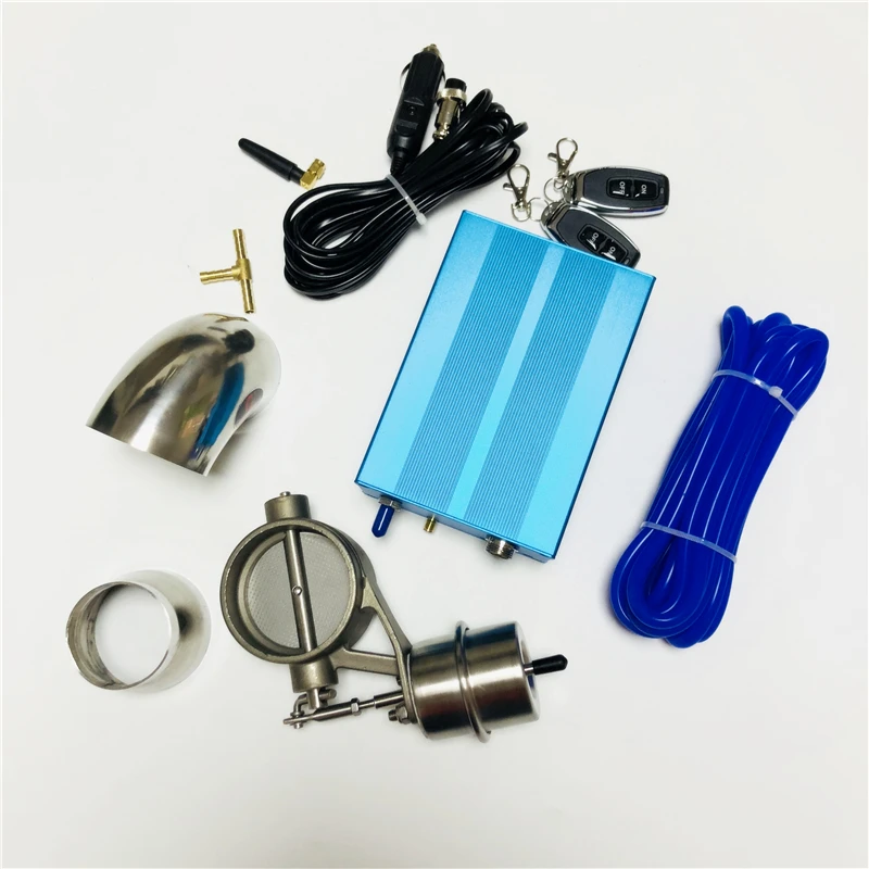 Stainless steel Control Exhaust Valve/Cutout Set with Vacuum Pump With Wireless Remote Controller Switch Cut off the exhaust
Stainless steel Control Exhaust Valve/Cutout Set with Vacuum Pump With Wireless Remote Controller Switch Cut off the exhaust
