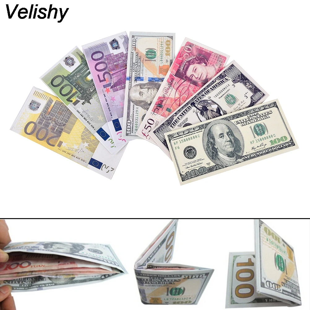 Velishy New Fashion Wallet Men Personality Euro Bill Pockets Card Short Bifold PU Leather Wallets Purse 6 Styles | Багаж и сумки