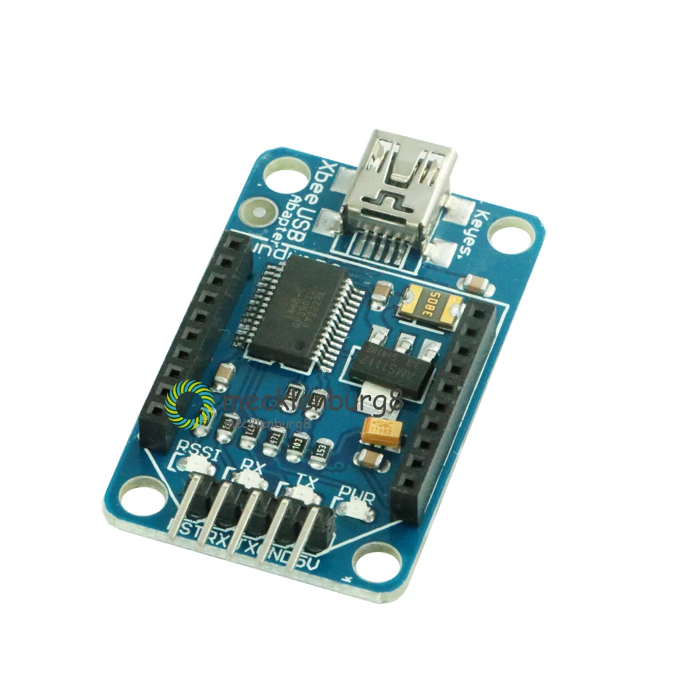 Мини-адаптер XBee с Bluetooth Bee с USB на последовательный порт, модуль преобразователя Xbee 3,3 В/5 В для Arduino FT232RL
Мини-адаптер XBee с Bluetooth Bee с USB на последовательный порт, модуль преобразователя Xbee 3,3 В/5 В для Arduino FT232RL