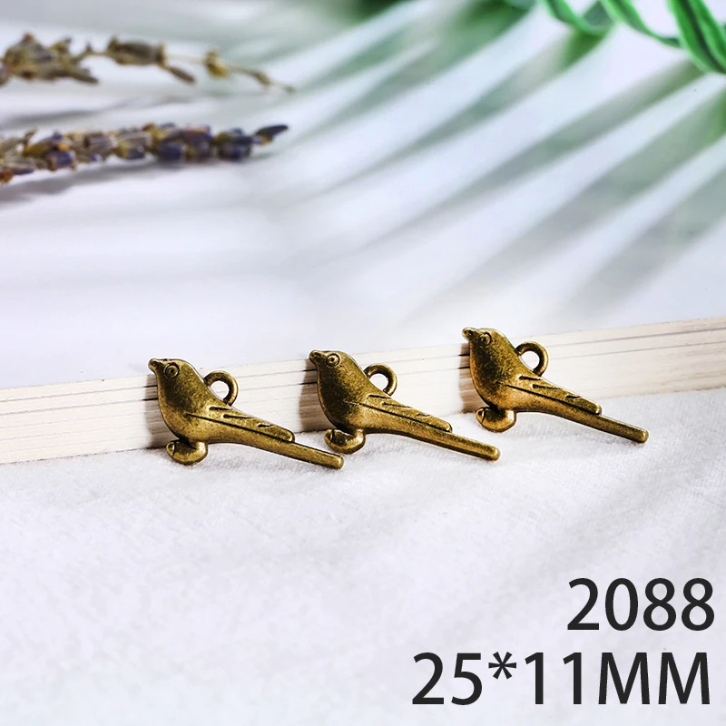 25*11mm 8pcs Double-Sided Bird Alloy Pendant For Diy Jewelry Making 2 Colors Antique Silver Antique Bronze No.2088
25*11mm 8pcs Double-Sided Bird Alloy Pendant For Diy Jewelry Making 2 Colors Antique Silver Antique Bronze No.2088