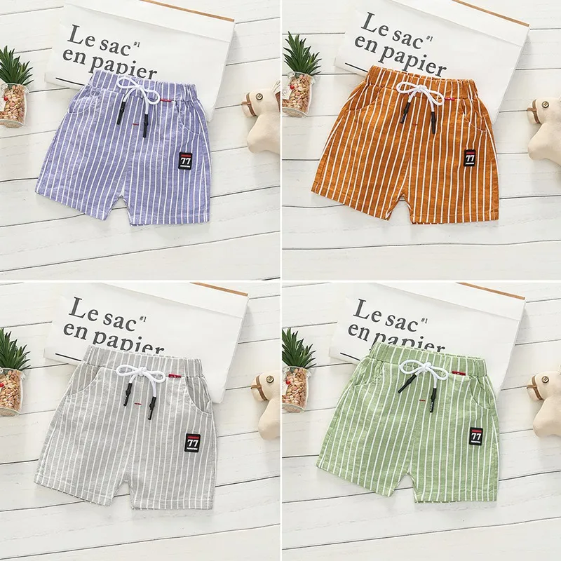 Summer Baby Boys Stripe Print Short Pants Trousers Casual Kids Cotton Shorts Children Clothing
Summer Baby Boys Stripe Print Short Pants Trousers Casual Kids Cotton Shorts Children Clothing
