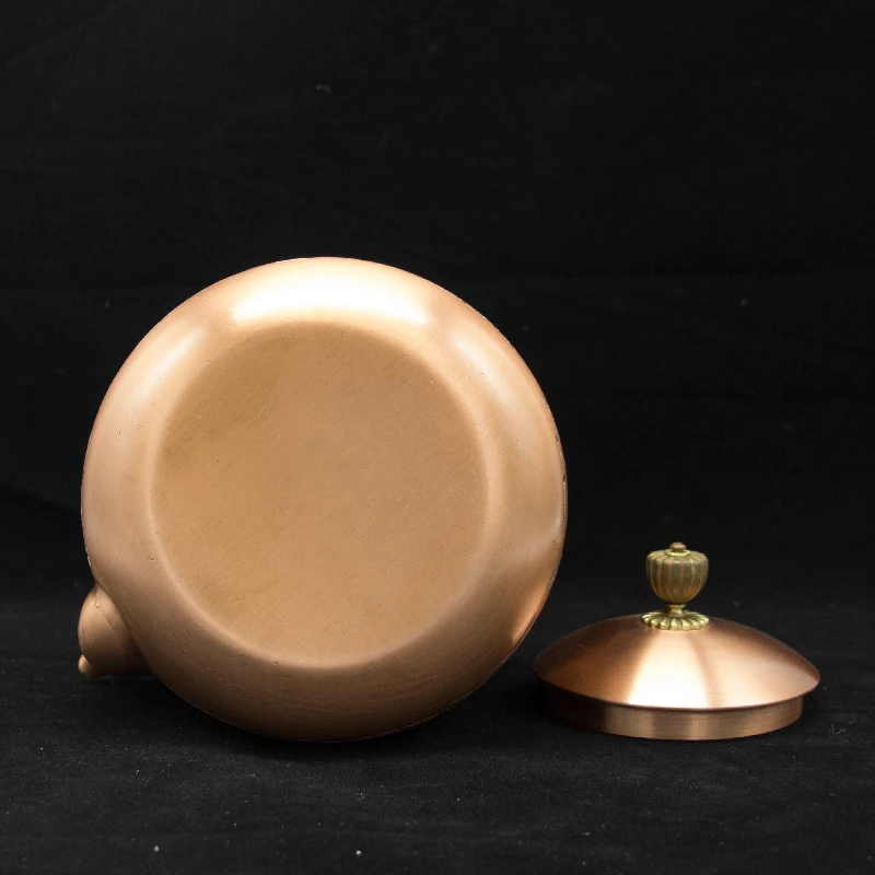 1.2 handmade red copper teapot glass samovar ceramic enameled from clay enameled kettle metal puer green tea gift Japanese 
1.2 handmade red copper teapot glass samovar ceramic enameled from clay enameled kettle metal puer green tea gift Japanese