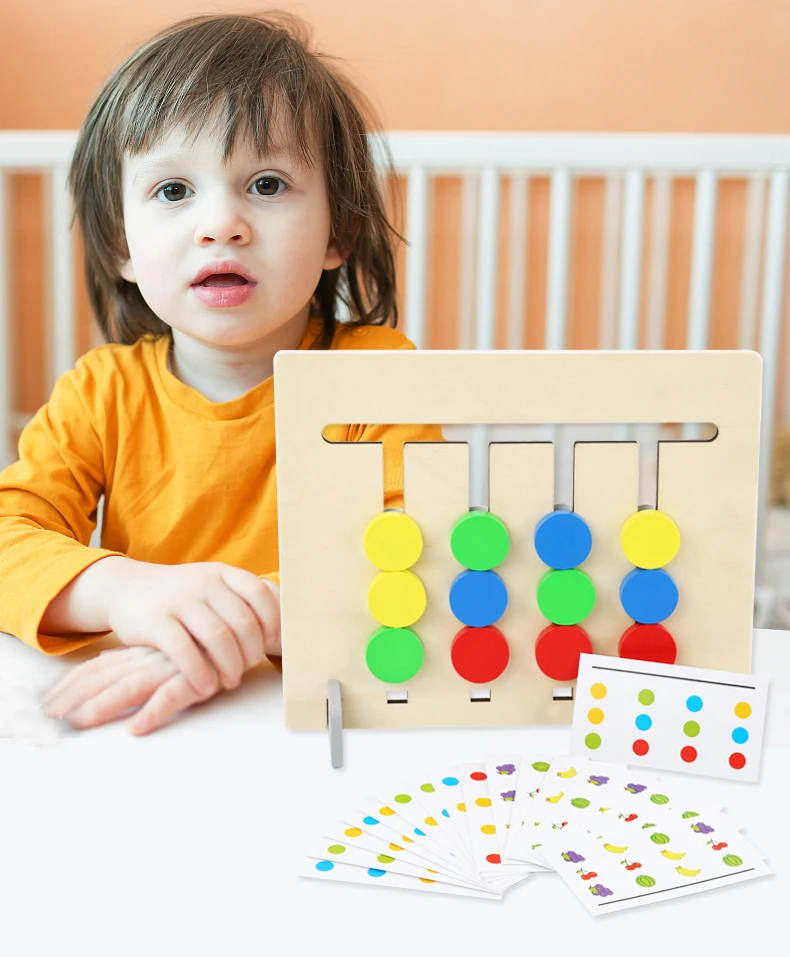 2019 New Montessori Colors Fruits Matching Sliding Wooden Puzzle Game Kids Logic Educational Toys Gift for Children
2019 New Montessori Colors Fruits Matching Sliding Wooden Puzzle Game Kids Logic Educational Toys Gift for Children