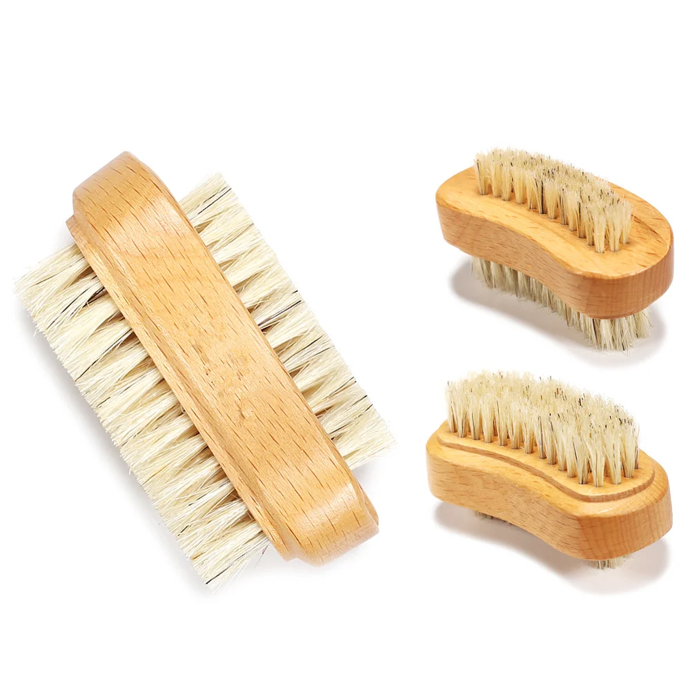 Double Sided Natural Bristle Nail Brush Manicure Pedicure Wooden Handle Soft Remove Dust Nail Cleaning Tools Brush for Nail Care
Double Sided Natural Bristle Nail Brush Manicure Pedicure Wooden Handle Soft Remove Dust Nail Cleaning Tools Brush for Nail Care