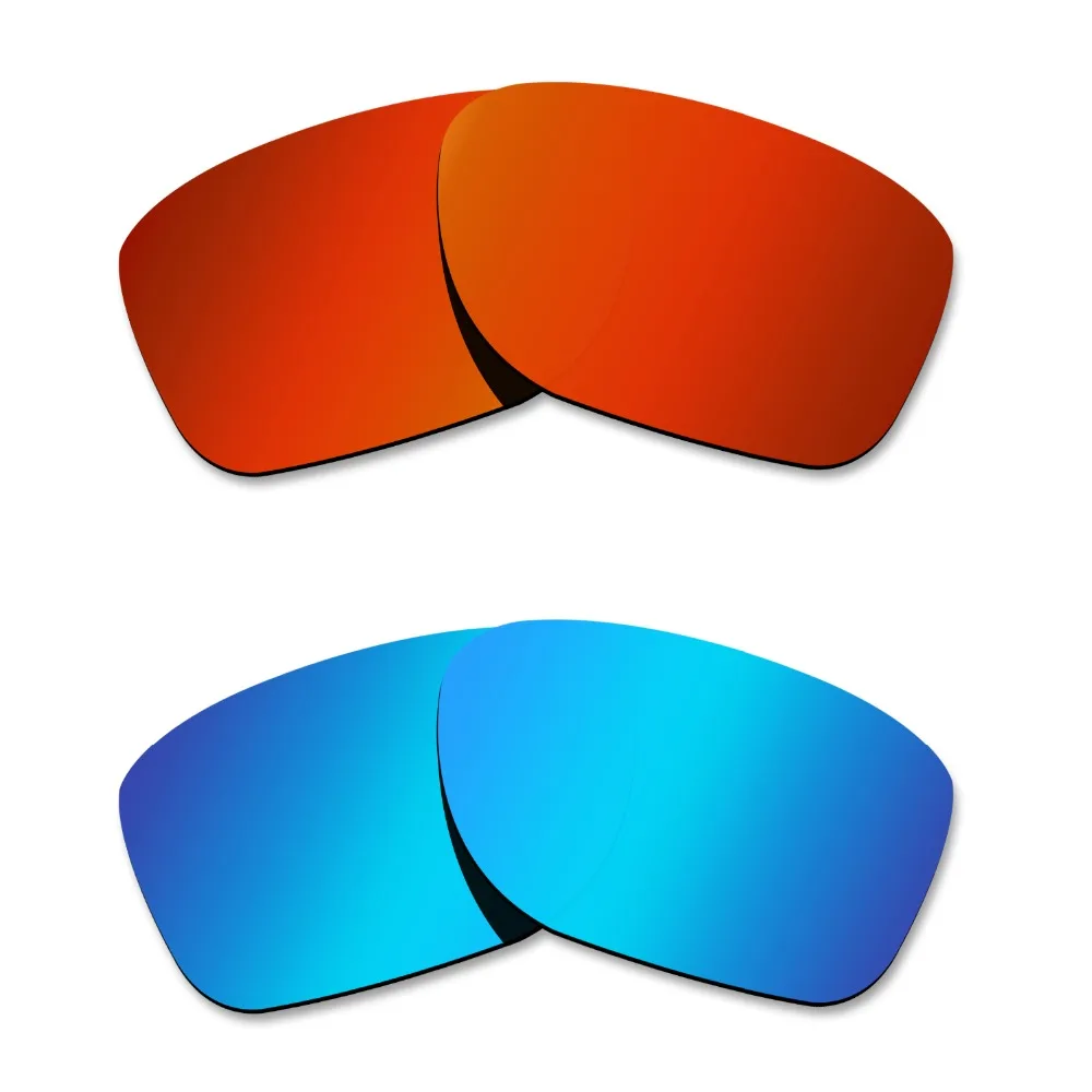 Glintbay 2 Pairs Polarized Sunglasses Replacement Lenses for Oakley Crossrange Fire Red and Ice Blue
Glintbay 2 Pairs Polarized Sunglasses Replacement Lenses for Oakley Crossrange Fire Red and Ice Blue