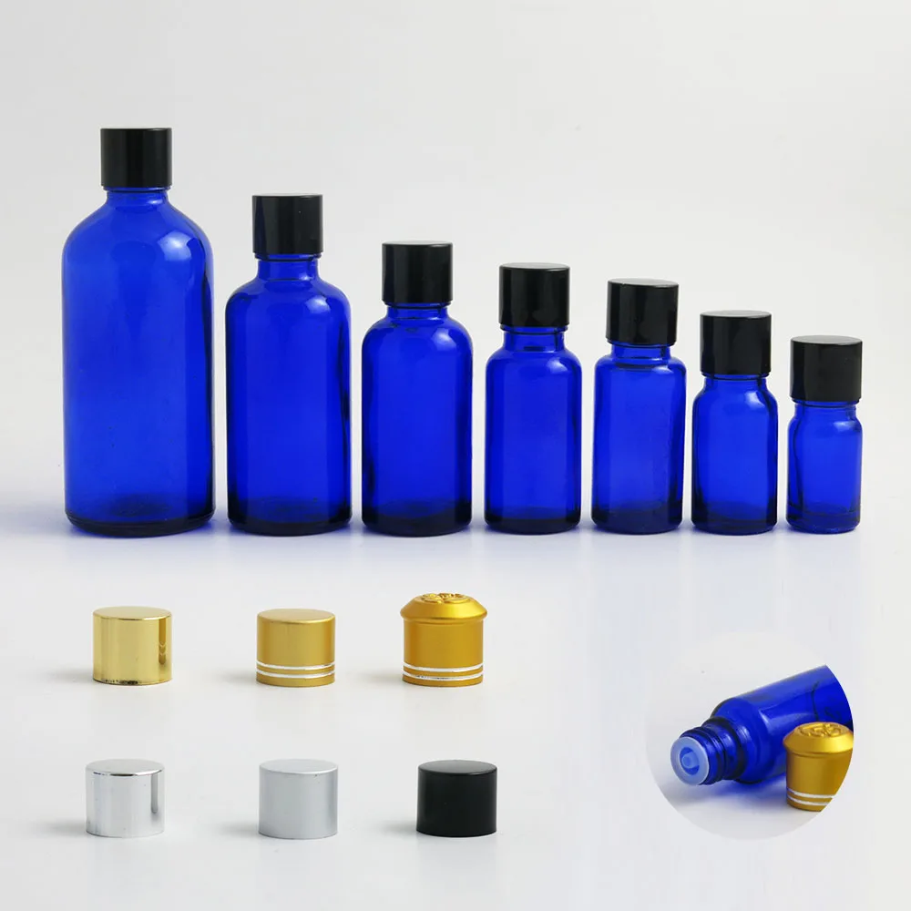 500pcs Blue Glass Bottle With Aluminum Cap Empty Esseential Oil Bottle 5ml 10ml 20ml 30ml 50ml 100ml Cosmetic Bottle Refillable
500pcs Blue Glass Bottle With Aluminum Cap Empty Esseential Oil Bottle 5ml 10ml 20ml 30ml 50ml 100ml Cosmetic Bottle Refillable