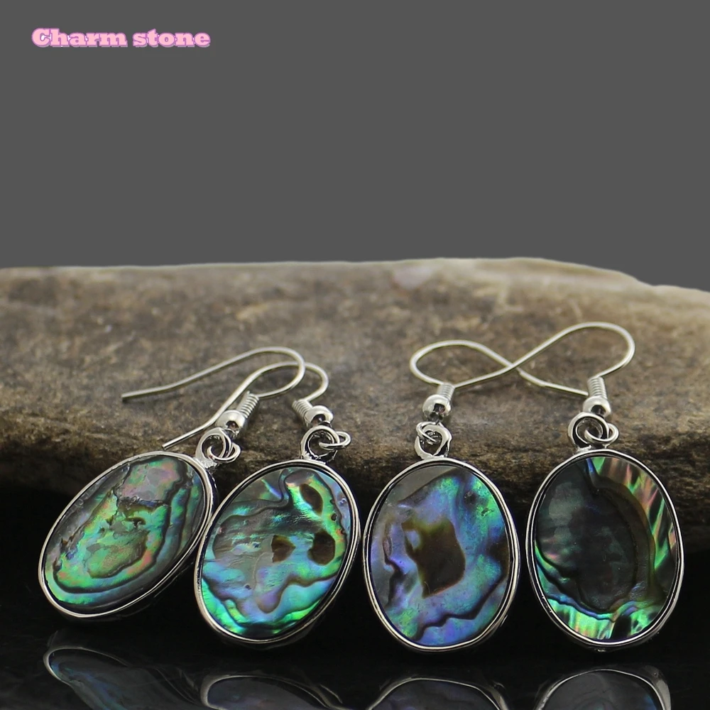 2020 стильные овальные серьги в виде раковины абалона|abalone shell earrings|shell earringsabalone earrings