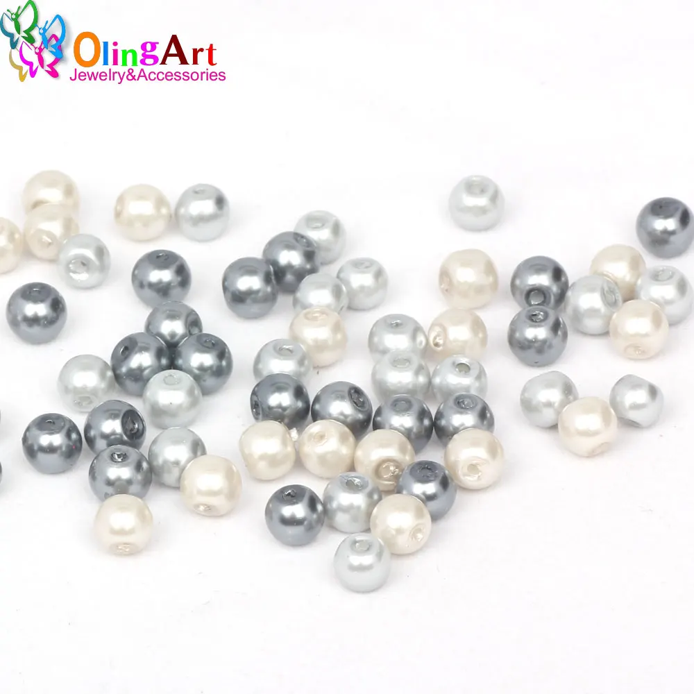 OlingArt 6MM 75PCS Gradual color mixed round multicolor glass imitation pearls DIY Bracelet choker necklace jewelry making 2019
OlingArt 6MM 75PCS Gradual color mixed round multicolor glass imitation pearls DIY Bracelet choker necklace jewelry making 2019