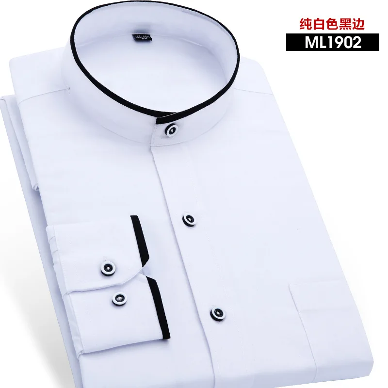 new 2020 men's long sleeve shirt collar pure color business casual cultivate one's morality, no-iron shirt
new 2020 men's long sleeve shirt collar pure color business casual cultivate one's morality, no-iron shirt