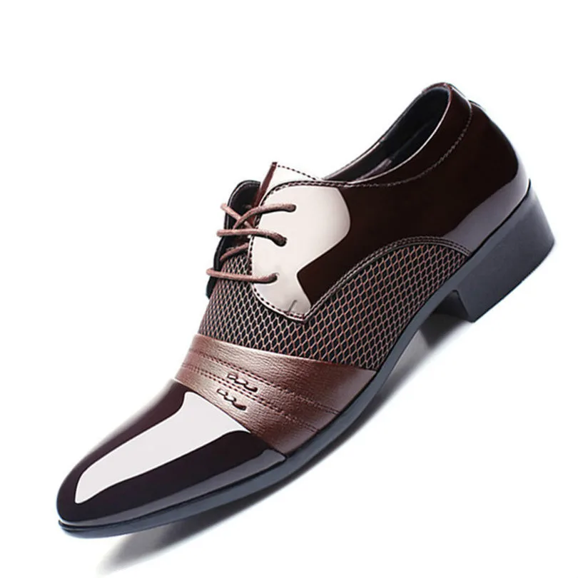 Dropshipping Men Dress Shoes Plus Size 39-46 Men Business Flat Shoes Black Brown Breathable Low Top Men Formal Office Shoes
Dropshipping Men Dress Shoes Plus Size 39-46 Men Business Flat Shoes Black Brown Breathable Low Top Men Formal Office Shoes