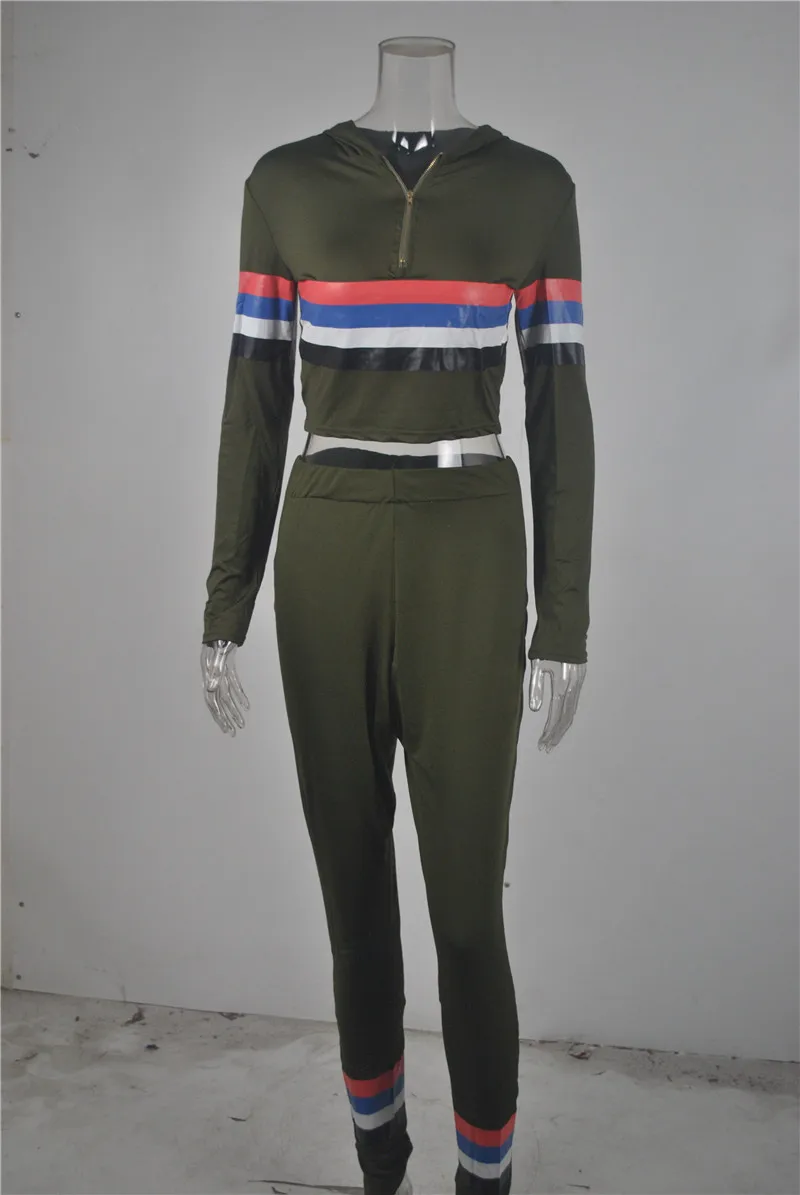 Women Tracksuit 2018 Autumn Fashion Hooded Sweatshirt Crop Top and Pencil Pants Two Piece Set Female Striped Casual Sportwear
Women Tracksuit 2018 Autumn Fashion Hooded Sweatshirt Crop Top and Pencil Pants Two Piece Set Female Striped Casual Sportwear
