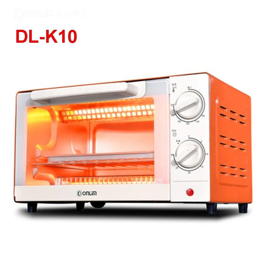 220V /50hz DL-K10 electric oven household 10 liters baking multi-functional small oven temperature control mini cake 1000W
220V /50hz DL-K10 electric oven household 10 liters baking multi-functional small oven temperature control mini cake 1000W