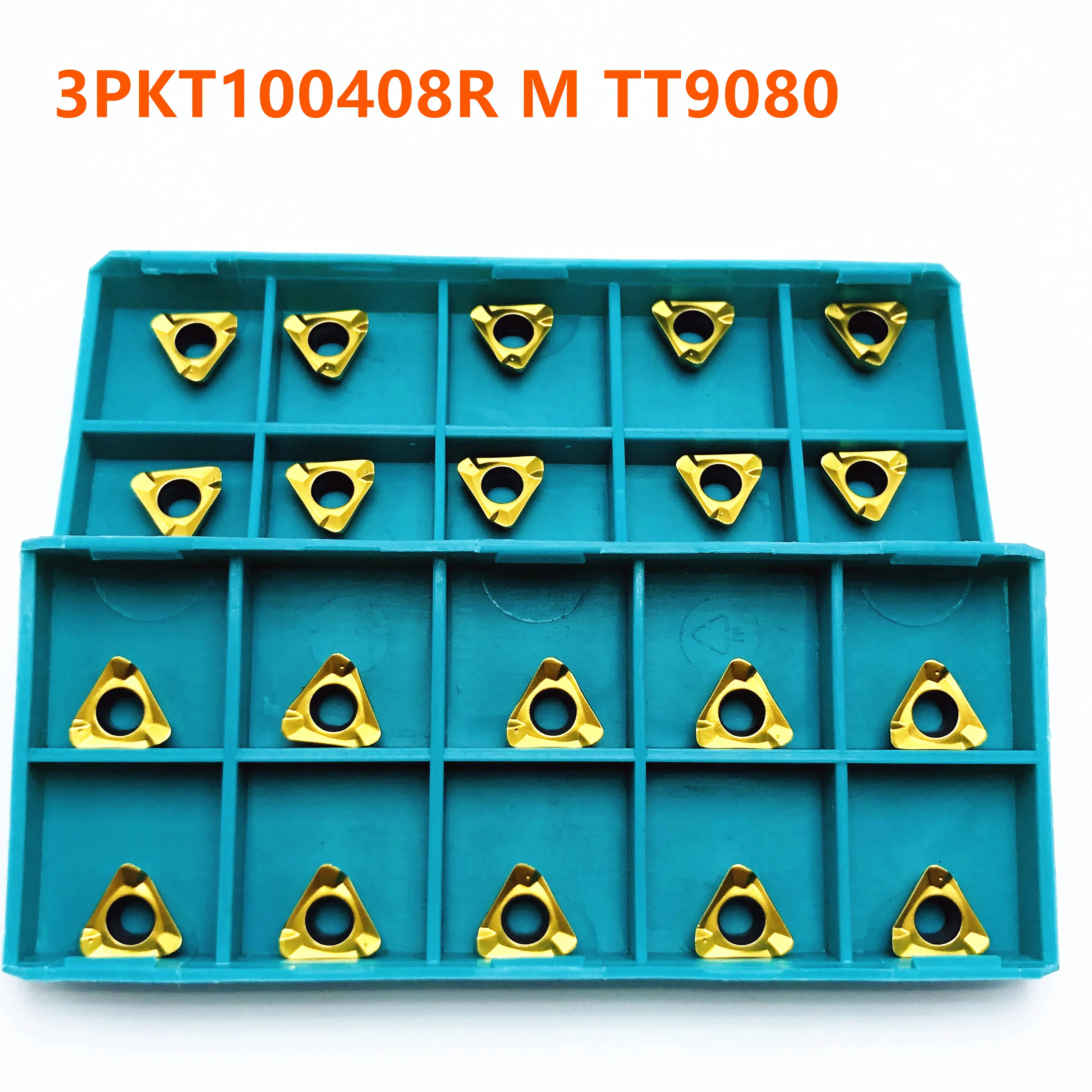 Carbide insert 3PKT100408R M TT9080 external CNC machine tool parts turning tool 3PKT 100408R CVD + PVD milling tool carbide
Carbide insert 3PKT100408R M TT9080 external CNC machine tool parts turning tool 3PKT 100408R CVD + PVD milling tool carbide