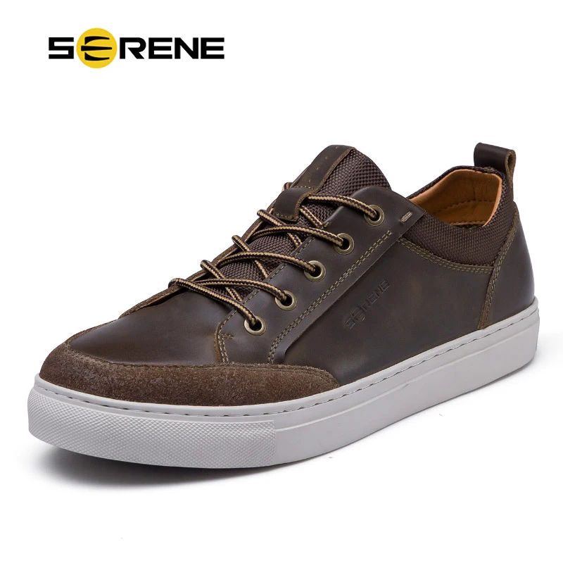 SERENE Brand Cow Leather Men Shoes High Quality Casual Lace-up Shoes Breathable Footwear Man Suede Shoes Retro Leisure Sneakers
SERENE Brand Cow Leather Men Shoes High Quality Casual Lace-up Shoes Breathable Footwear Man Suede Shoes Retro Leisure Sneakers