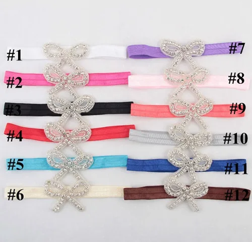 12PCS/LOT High quality Girls Headbands Rhinestone Bow Knot Hair Band Headwear Kids boutique hair accessories TD25
12PCS/LOT High quality Girls Headbands Rhinestone Bow Knot Hair Band Headwear Kids boutique hair accessories TD25