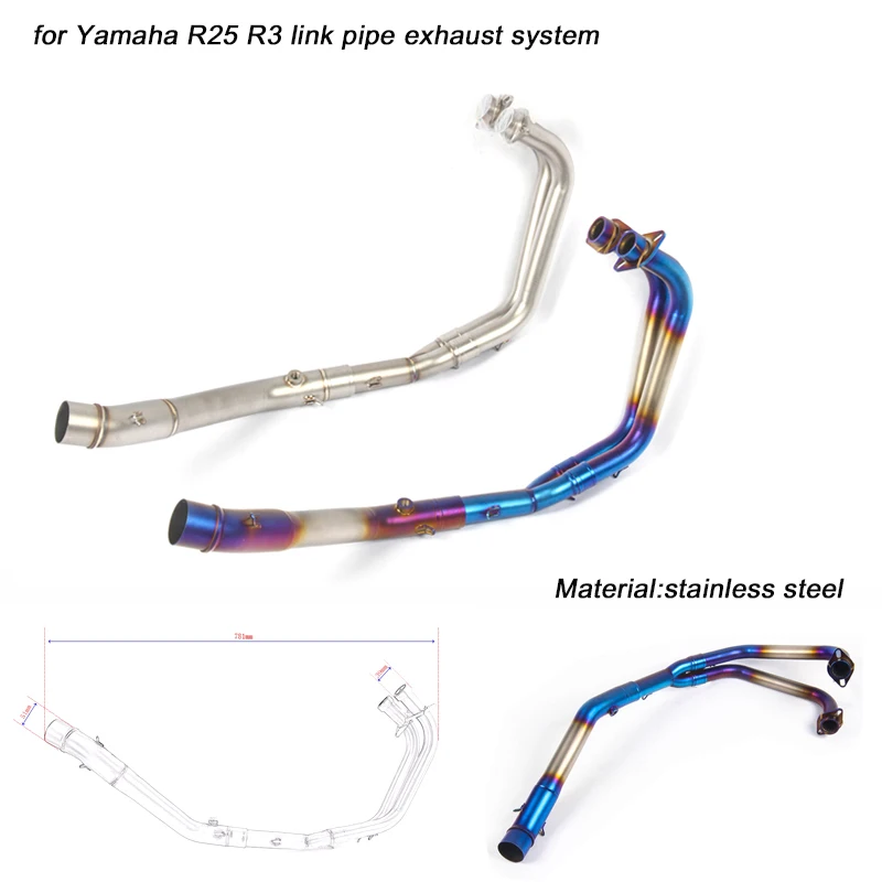 Motorcycle Modified For Yamaha R25 R3 Full Link Pipe Tail 51mm Exhaust Muffler Tip Tubes Stainless Steel Silencer System
Motorcycle Modified For Yamaha R25 R3 Full Link Pipe Tail 51mm Exhaust Muffler Tip Tubes Stainless Steel Silencer System
