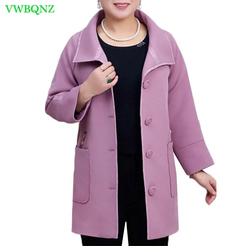 New Women Windbreaker Coat Autumn Winter Long Sleeve Trench Coat Female Loose Plus size Purple Cardigan Casual Outwear 8XL A775
New Women Windbreaker Coat Autumn Winter Long Sleeve Trench Coat Female Loose Plus size Purple Cardigan Casual Outwear 8XL A775
