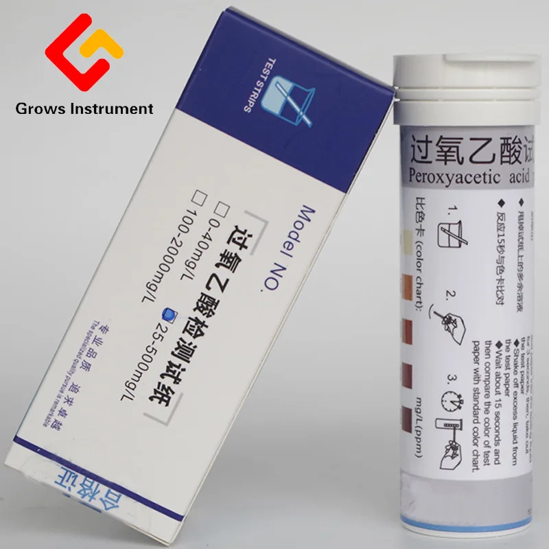 Peracetic Acid Test Paper For Peracetic Acid Residue Test Paper Suitable For Laboratory Or Food Processing Water Fields Analyzer
Peracetic Acid Test Paper For Peracetic Acid Residue Test Paper Suitable For Laboratory Or Food Processing Water Fields Analyzer