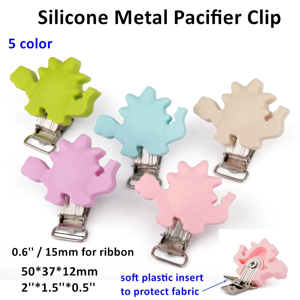 Chengkai 10pcs Silicone Dinosaur Teether Clips DIY Baby Shower Pacifier Dummy Soother Nursing Jewelry Toy Chain Holder Clips
Chengkai 10pcs Silicone Dinosaur Teether Clips DIY Baby Shower Pacifier Dummy Soother Nursing Jewelry Toy Chain Holder Clips