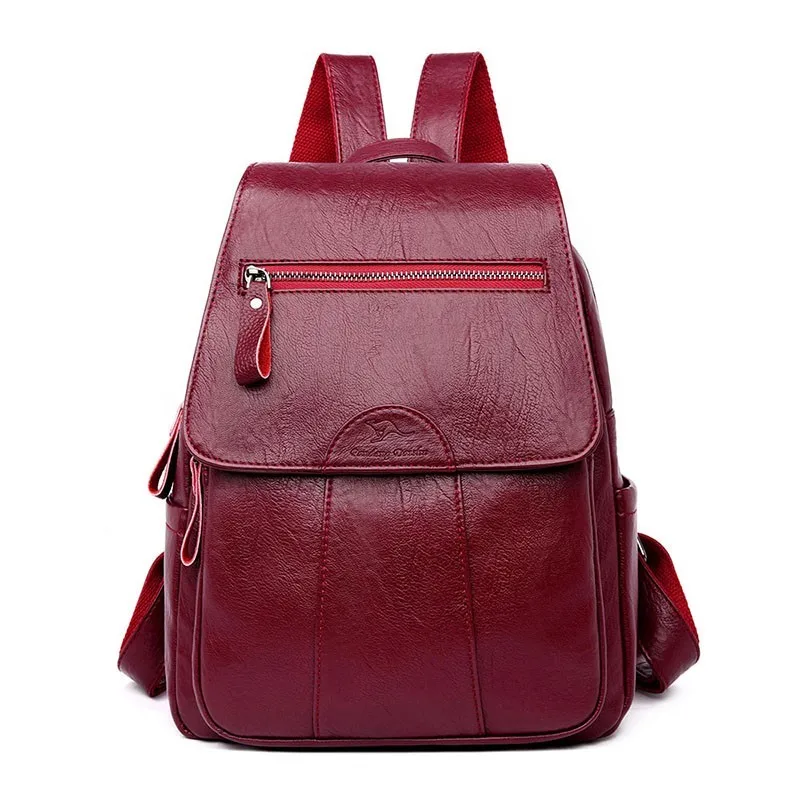 Women Leather Backpacks High Quality 2019 Vintage Bagpack Luxury Designer Ladies Back Pack Sac A Dos Femme Backpacks For Girls
Women Leather Backpacks High Quality 2019 Vintage Bagpack Luxury Designer Ladies Back Pack Sac A Dos Femme Backpacks For Girls